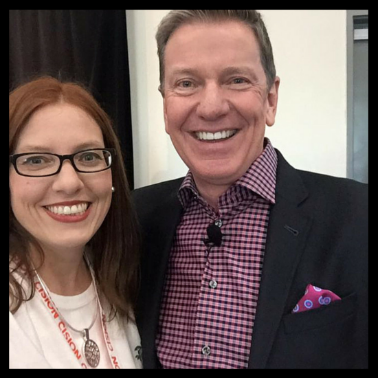 Meeting Michael Hyatt for the first time was wonderful at SMMW16.