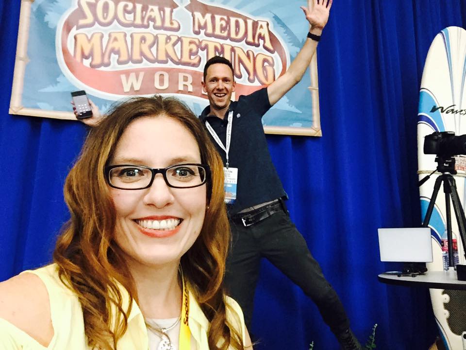 Social Media Marketing World 2017 with Justin Brown and Heather Heuman