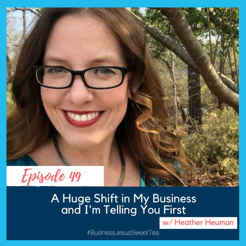 A Huge Shift in My Business and I’m Telling You First