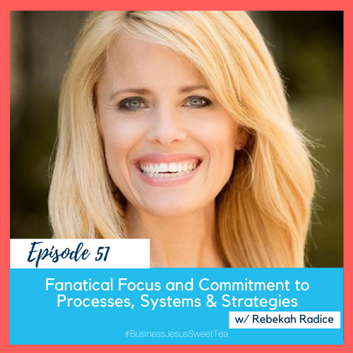 Fanatical Focus and Commitment to Processes, Systems & Strategies w/ Rebekah Radice