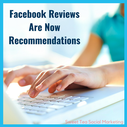 Facebook Reviews Are Now Recommendations