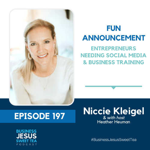 Fun Announcement – Entrepreneurs Needing Social Media & Business Training